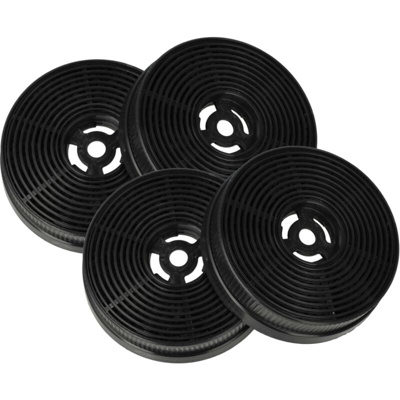 foto del prodotto vhbw 4x filtro a carboni attivi sostituisce prokira prcf140 per cappe aspiranti