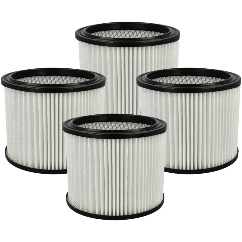 foto del prodotto vhbw 4x filtro a cartuccia compatibile con scheppach dc100 sistema di aspirazione filtro di ricambio hepa, 16 x 13 cm