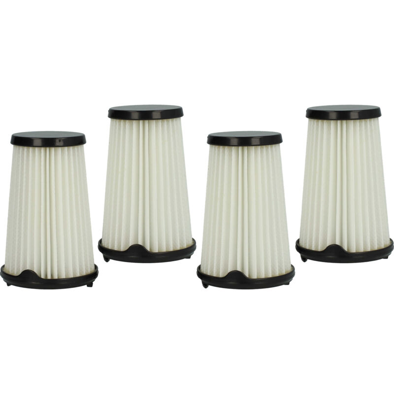 foto del prodotto vhbw 4x filtro a pieghe piatte compatibile con electrolux zb3323b, zb3323bo, zb3324b, zb3324bd, zb3324bp, zb3325b aspiratore cartuccia filtrante