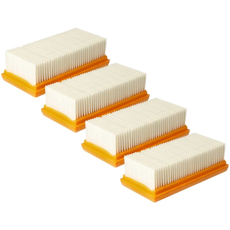 foto del prodotto vhbw 4x filtro a pieghe piatte compatibile con flex vce 44 l ac, 44 h ac, 33 m ac, 33 l mc, 33 l ac aspirapolvere filtro aria raffreddamento