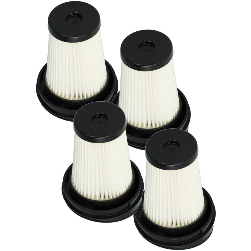 foto del prodotto vhbw 4x filtro a pieghe piatte compatibile con grundig vch9631, vch9632 aspirapolvere portatile a batteria, aspirapolvere elemento filtrante