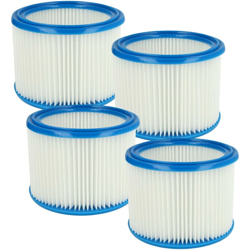 immagine 0 del prodotto vhbw 4x filtro a pieghe piatte compatibile con nilfisk aero 20 01, 20 01 inox, 21 21 inox, 21 21 pc, 20 11, 21 01 pc inox, 20 21 aspirapolvere