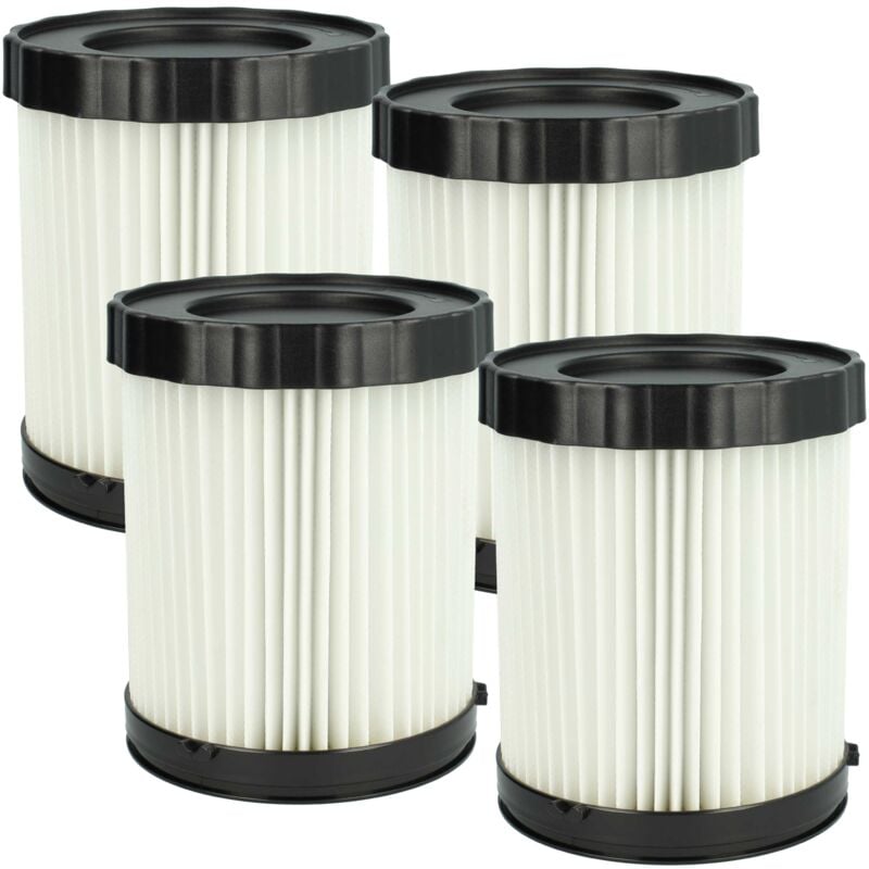 foto del prodotto vhbw 4x filtro a pieghe piatte sostituisce fein 31324000192 per aspirapolvere bianco
