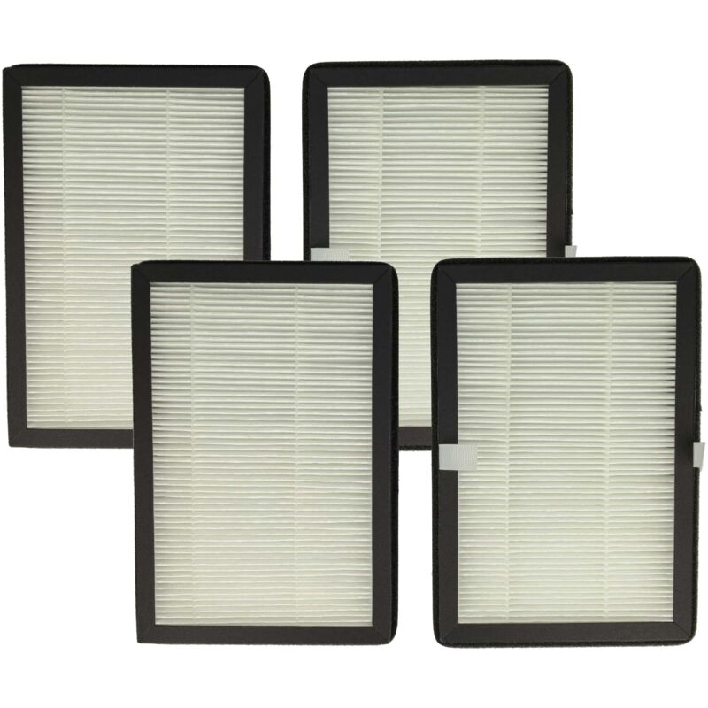 foto del prodotto vhbw 4x filtro antiparticolato compatibile con rowenta eclipse qu5030, qu5072, qu5060, qu5062 depuratore d aria, ventilatore