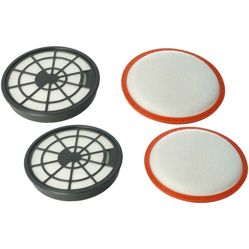 foto del prodotto vhbw 4x filtro compatibile con dirt devil dd2750 0, dd2720 9, dd2750 1, pick up power aspirapolvere filtro aria di scarico, filtro salva motore