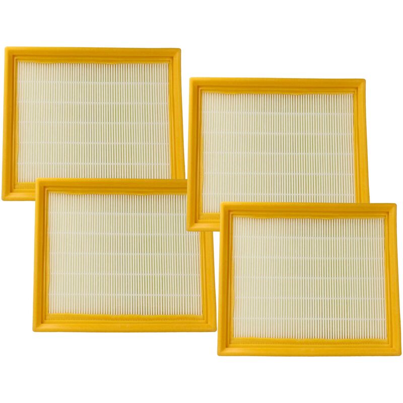 foto del prodotto vhbw 4x filtro compatibile con festool hf ct36, ctl 48 e ac, hf ct26, ctl 26 e ac, ctl 36 e ac, ct ac aspirapolvere filtro hepa giallo bianco