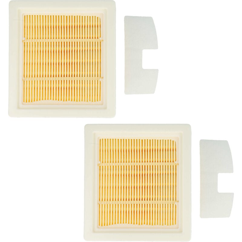 foto del prodotto vhbw 4x filtro compatibile con fox 350000066 aspirapolvere filtro hepa, pre filtro