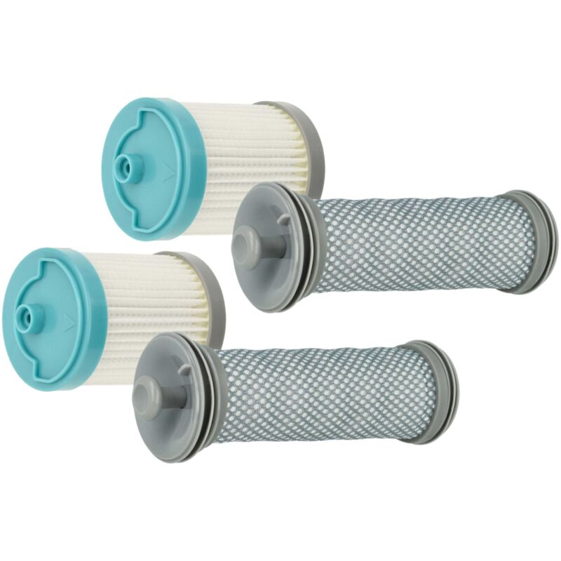 foto del prodotto vhbw 4x filtro compatibile con grundig vcp4830, vcp3830 aspirapolvere filtro pre motore hepa, filtro motore hepa