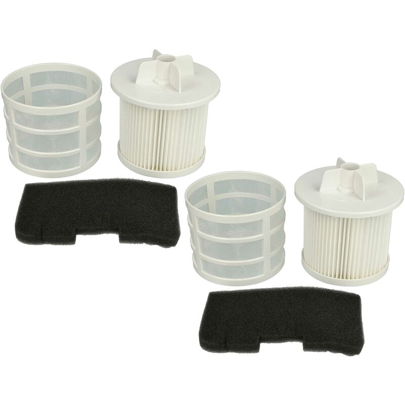 foto del prodotto vhbw 4x filtro compatibile con hoover se71ra41011 39001458, se71ra05001 39001239 aspirapolvere filtro aria di scarico, filtro pre motore