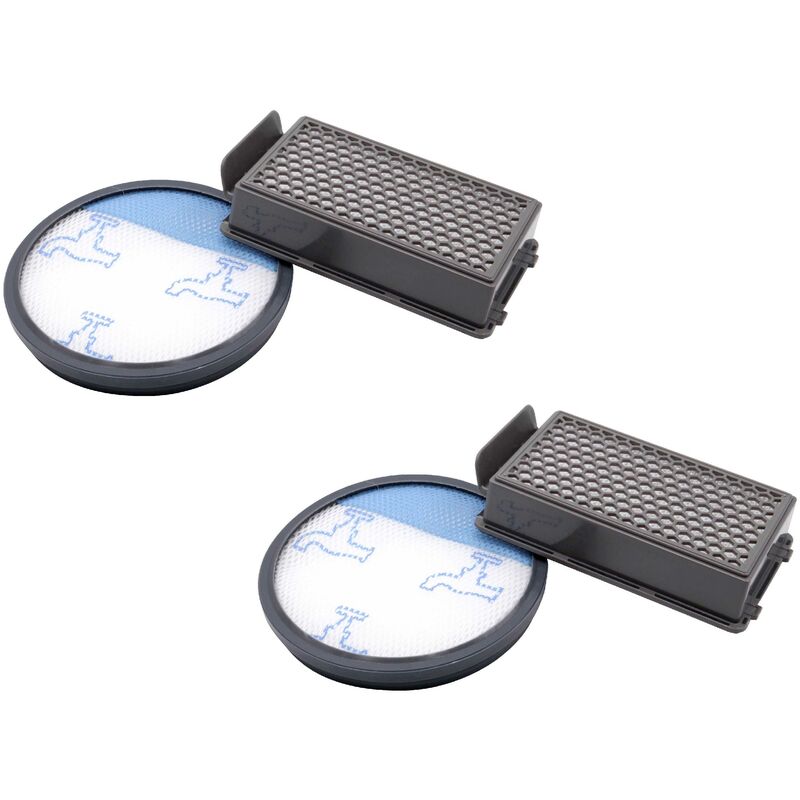 foto del prodotto vhbw 4x filtro compatibile con moulinex mo3718pa, mo3723pa, mo3751pa, mo3774pa, mo3786pa filtro pre motore, filtro hepa aria di scarico
