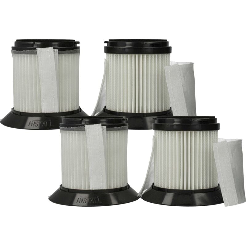foto del prodotto vhbw 4x filtro compatibile con sichler zyklon bls 200 aspirapolvere filtro hepa