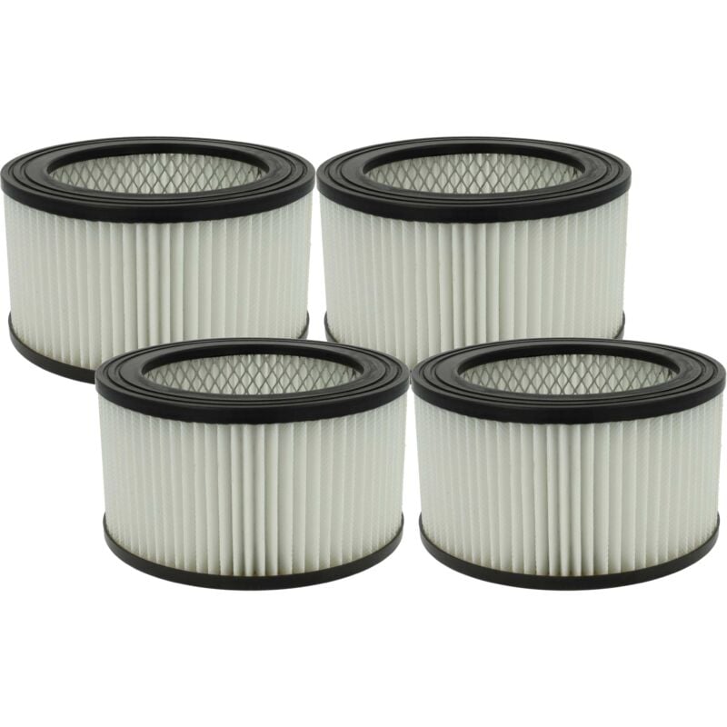 foto del prodotto vhbw 4x filtro compatibile con westfalia as15l nr. 88 85 44, was15 aspiracenere filtro hepa nero bianco