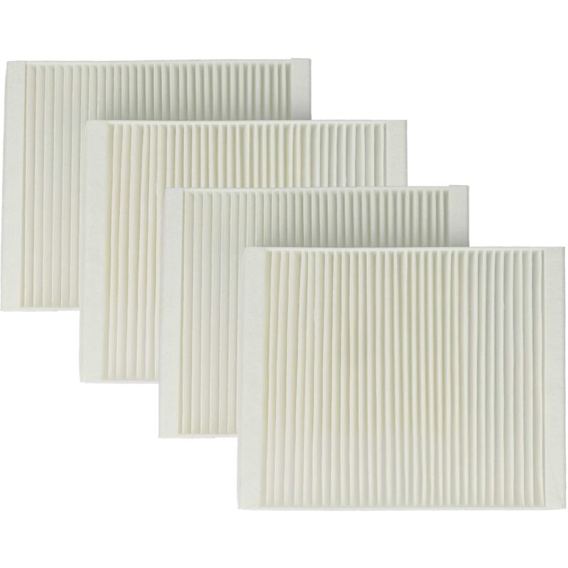 foto del prodotto vhbw 4x filtro dell aria m5 sostituisce lunos 040109, 040 109 per ventola, dispositivo di ventilazione bianco