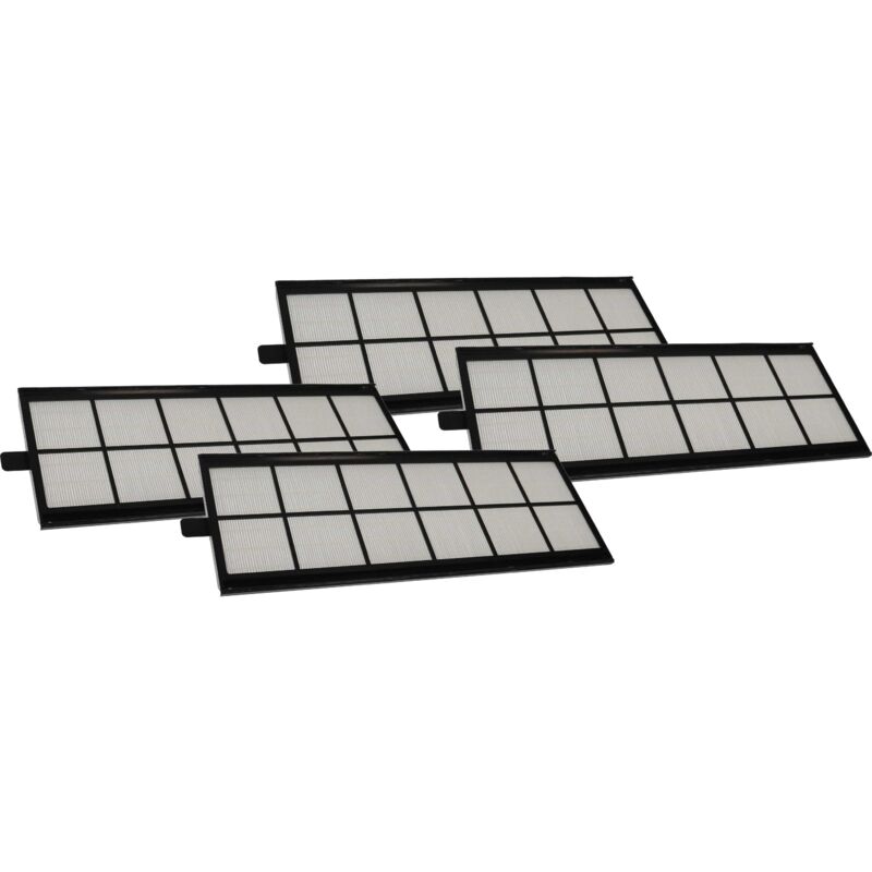 foto del prodotto vhbw 4x filtro g4 sostituisce zehnder 400100066 per scambiatore di calore geotermico set di filtri, 50 x 16 x 1 cm nero bianco