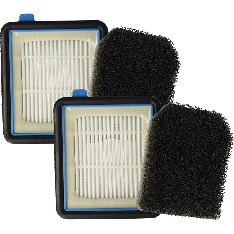 foto del prodotto vhbw 4x filtro sostituisce electrolux well q6 8 filter set per aspirapolvere filtro hepa, filtro pre motore