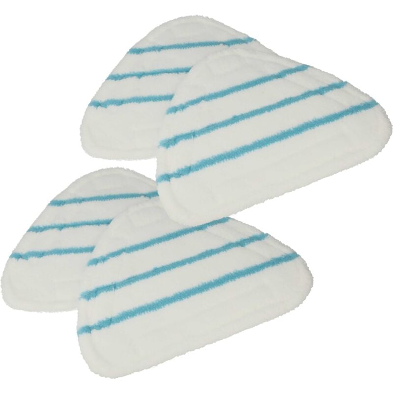 foto del prodotto vhbw 4x panno compatibile con clean maxx scopa a vapore poliammide poliestere, blu bianco