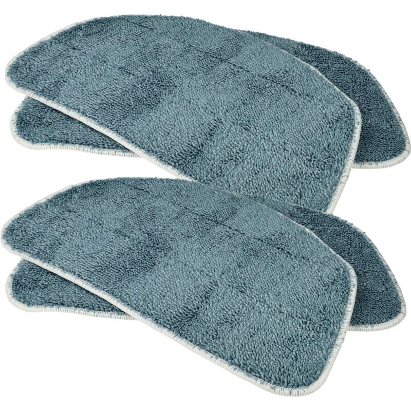 foto del prodotto vhbw 4x panno compatibile con leifheit cleantenso 2.0 model 2022 scopa a vapore microfibra, grigio blu