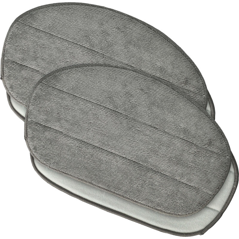 foto del prodotto vhbw 4x panno compatibile con leifheit cleantenso scopa a vapore microfibra, grigio