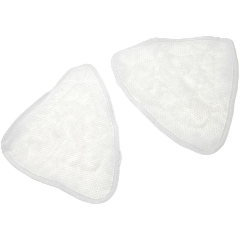 foto del prodotto vhbw 4x panno compatibile con vileda steam scopa a vapore microfibra, bianco