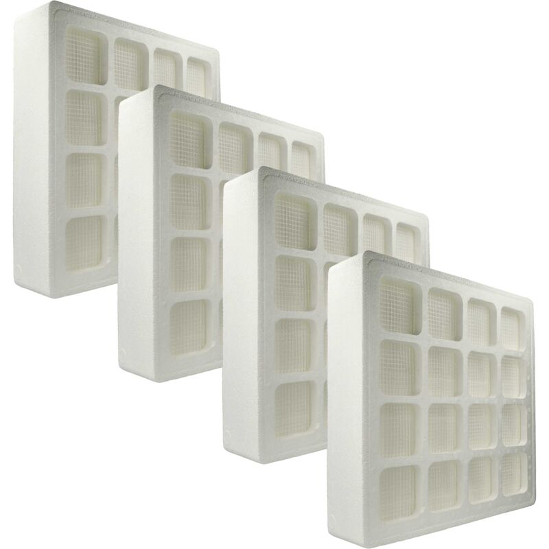 foto del prodotto vhbw 4x prefiltro compatibile con iqair healthpro allergen 100 depuratore d aria plastica tessuto non tessuto, classe filtrante f8 bianco