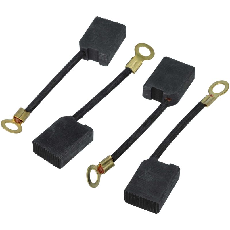 foto del prodotto vhbw 4x spazzola carbone 19 x 14 x 7mm compatibile con k rcher 1.161 102.0, 1.161 101.0, 1.161 103.0 aspiratore a umido secco, waschsauger