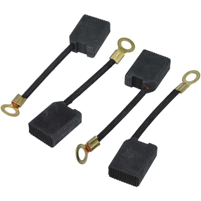 foto del prodotto vhbw 4x spazzola carbone 19 x 14 x 7mm compatibile con k rcher ksm 700 bat, br trike pack, br trike eco aspiratore a umido secco, waschsauger