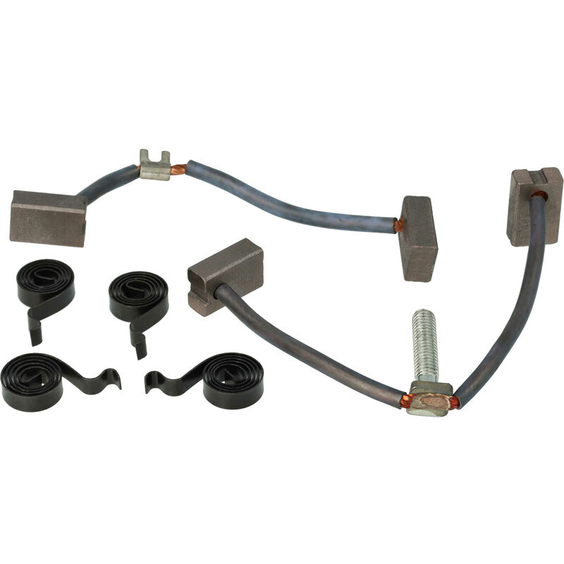 foto del prodotto vhbw 4x spazzola in carbone 19 x 12,45 x 7mm compatibile con b r cargolift sponda idraulica