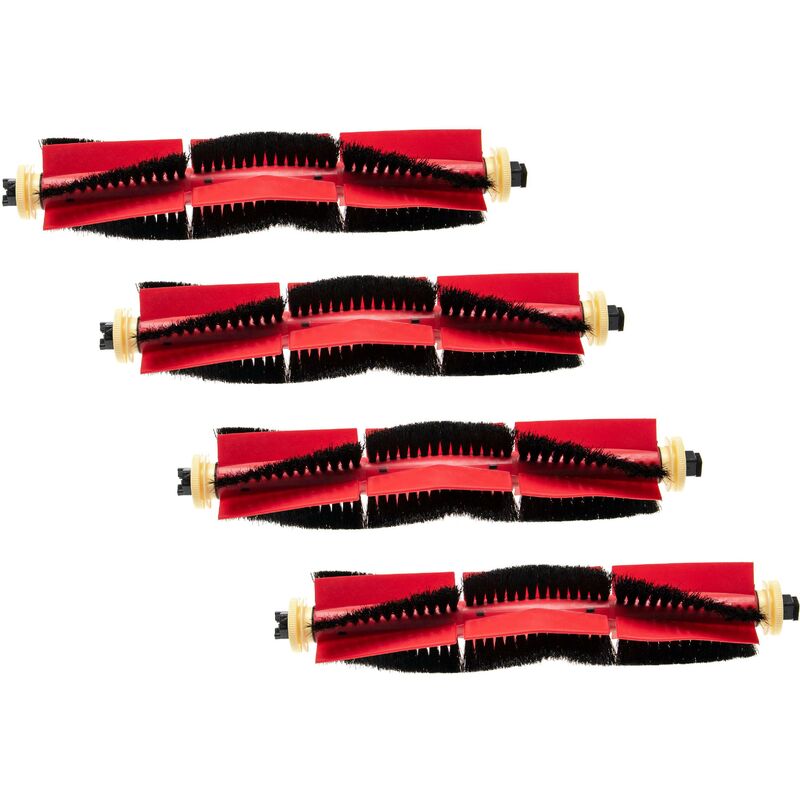 foto del prodotto vhbw 4x spazzola rotonda set di spazzole compatibile con xiaomi xiaowa c10, e20, e25, e35 robot aspirapolvere spazzola a rullo, spazzola