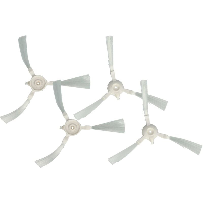 foto del prodotto vhbw 4x spazzola tonda compatibile con rowenta x plorer serie 20 aqua rr6871wh, rr6875wh robot aspiratore 4 x spazzola laterale, set di spazzole