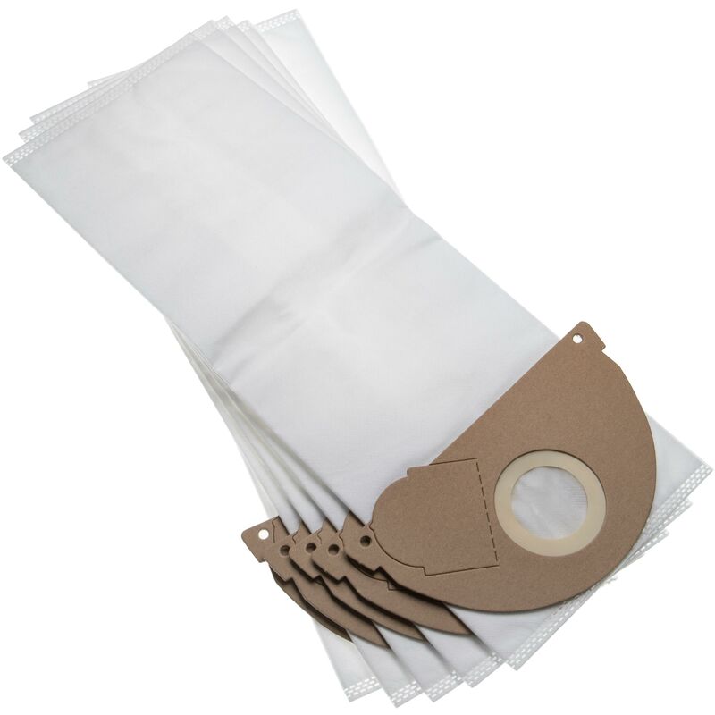 foto del prodotto vhbw 5 sacchetti microfibra compatibile con k rcher a 2104, a 2105, a 2111, a 2131 pt, a 2234 pt, a 4000 plus aspirapolvere 49.4cm x 17.2cm