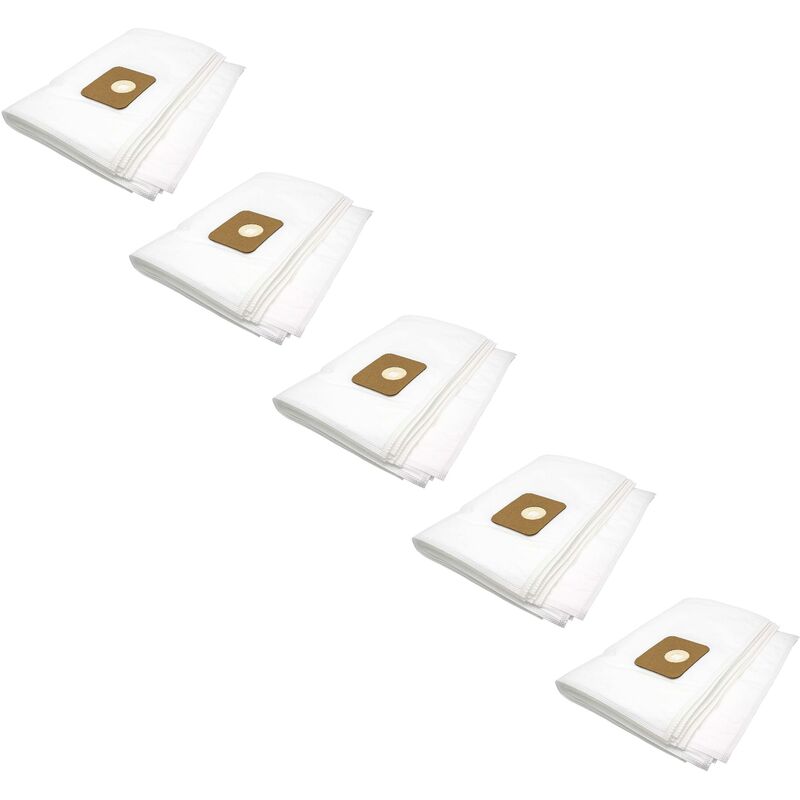 foto del prodotto vhbw 50x sacchetti compatibile con nilfisk vsc inox aspirapolvere in microfibra, bianco