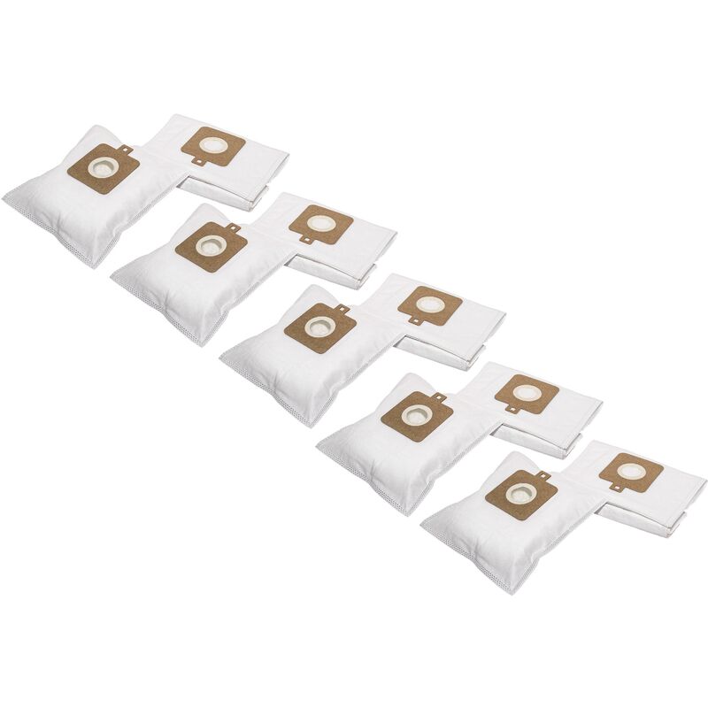 foto del prodotto vhbw 50x sacchetto compatibile con daewoo 406, 407, 450, 505, 550, 605, 606, 609 aspirapolvere microfibra, 51, 23,5cm x 17,5cm bianco