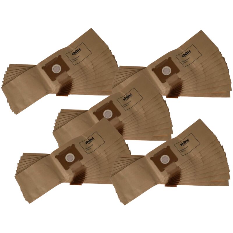 foto del prodotto vhbw 50x sacchetto compatibile con fakir s 22, s 120, s20, s 100, s 20 l aspirapolvere carta, 26cm x 20cm color sabbia