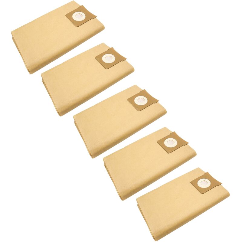 foto del prodotto vhbw 50x sacchetto compatibile con fam super 22, safari, plus 1000, omega 10 a 1330, multi aspirapolvere carta, 83cm x 37cm marrone