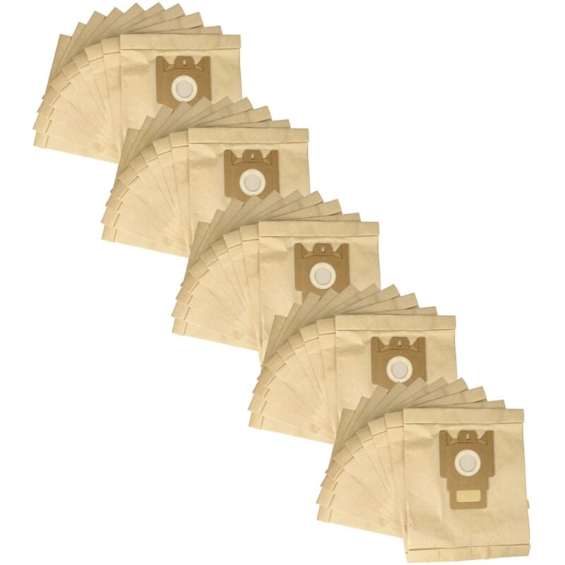 foto del prodotto vhbw 50x sacchetto compatibile con hoover h22a, h22, h30, h36, h52, h60, h60s aspirapolvere carta, typ m, 28cm x 19,5cm color sabbia