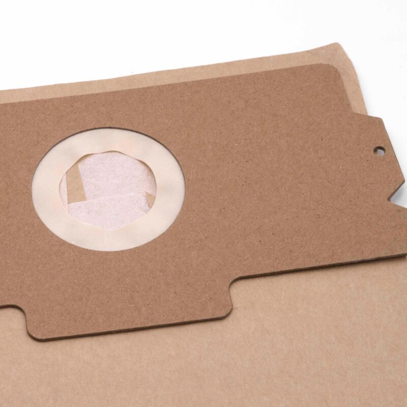 foto del prodotto vhbw 50x sacchetto compatibile con menalux dct53, 1003 aspirapolvere 26cm x 21cm marrone