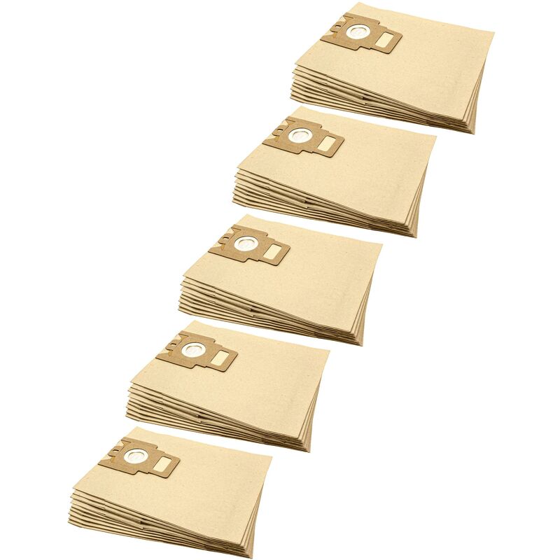 foto del prodotto vhbw 50x sacchetto compatibile con miele meteor m, plus, a, c, c1, c2, c2s, g, gt, me aspirapolvere in carta, 28,5cm x 22cm, color sabbia