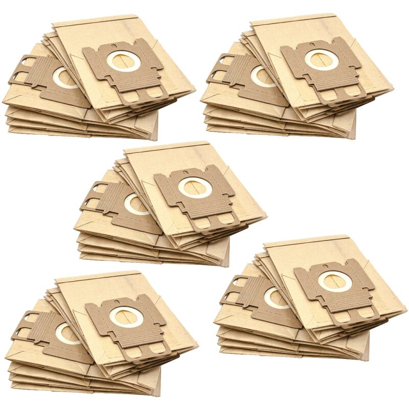 foto del prodotto vhbw 50x sacchetto compatibile con miele s190 ab 2011 , s191 ab 2011 , s192 ab 2011 aspirapolvere in carta, tipo k, 21cm x 13,2cm, color