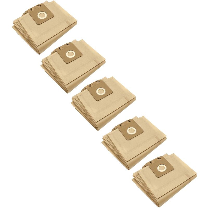 foto del prodotto vhbw 50x sacchetto compatibile con nilfisk alto vc 300 hepa, vc 300 vc300, vp 300, vc300 hepa aspirapolvere - 44,5cm x 22cm marrone