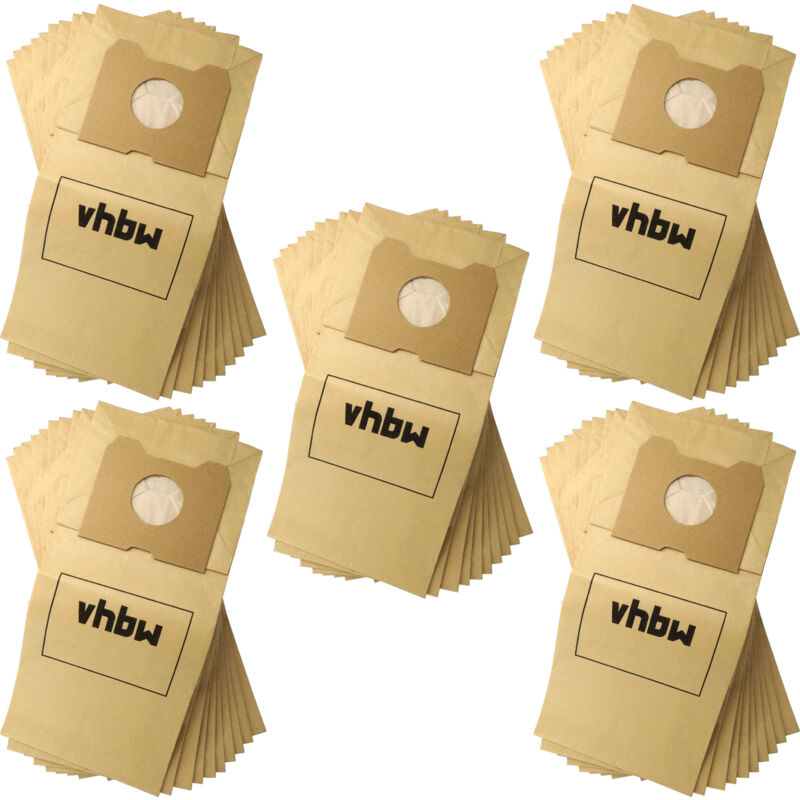 foto del prodotto vhbw 50x sacchetto compatibile con philips triathlon 2000 aspirapolvere 22cm x 19,5cm color sabbia