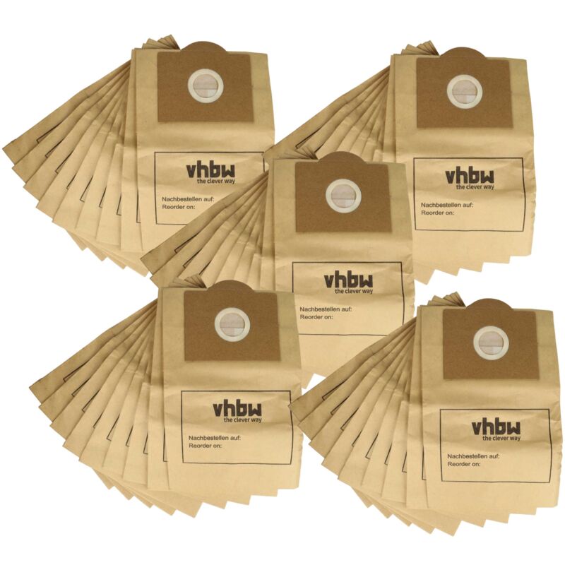 immagine 0 del prodotto vhbw 50x sacchetto compatibile con rowenta bully ru 01, ru 010, ru 040, ru 041 aspirapolvere carta, 32cm x 19cm color sabbia