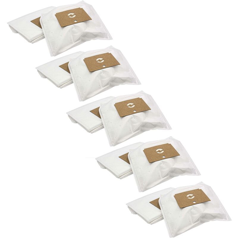 foto del prodotto vhbw 50x sacchetto compatibile con rowenta dymbo rs 005...099 aspirapolvere 29cm x 27cm bianco