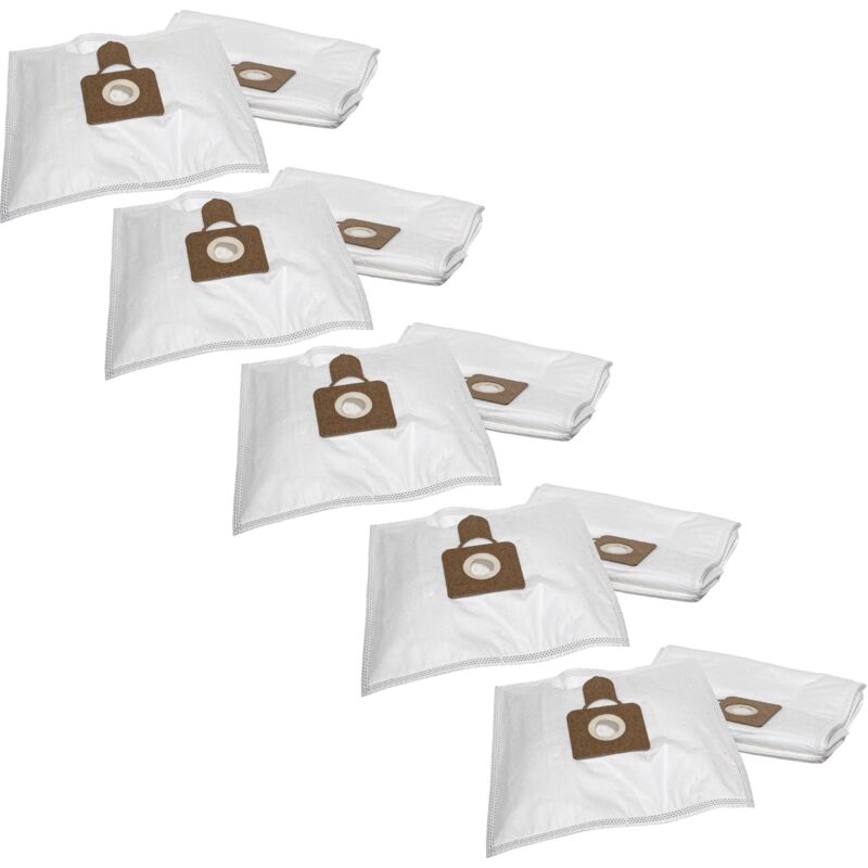 foto del prodotto vhbw 50x sacchetto dell aspirapolvere compatibile con hoover diva dv 1129, dv 1607, dv 1813, dv 70 aspirapolvere in microfibra, 28cm x 20cm,