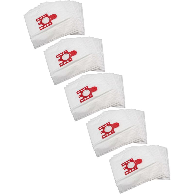 foto del prodotto vhbw 50x sacchetto dell aspirapolvere sacchetto compatibile con hoover telios te70 te00 100 plus aspirapolvere in microfibra, 28cm x 20cm,
