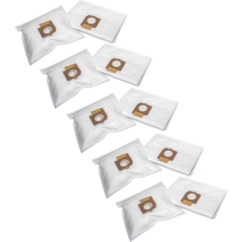 foto del prodotto vhbw 50x sacchetto sostituisce menalux 3172 per aspirapolvere microfibra, 28cm x 20cm bianco