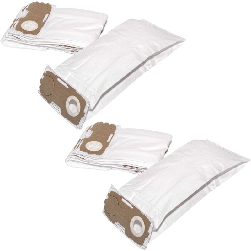 foto del prodotto vhbw 50x sacchetto sostituisce swirl v62 per aspirapolvere in microfibra, 21,5cm x 18cm, bianco