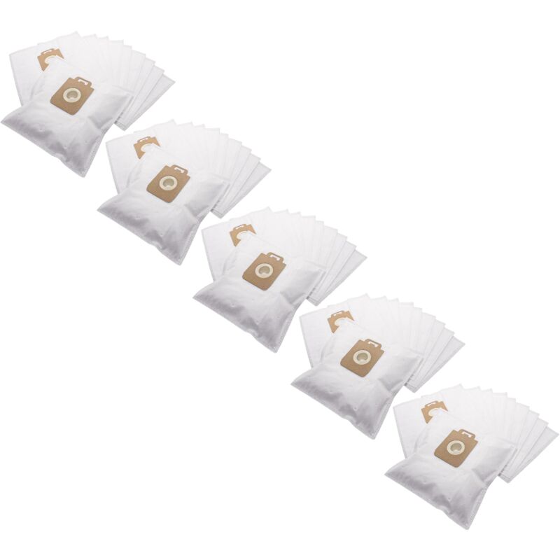 foto del prodotto vhbw 50x sacchetto sostituisce volta e18, e15, e40, e200, e54a per aspirapolvere microfibra, 32cm x 19cm bianco