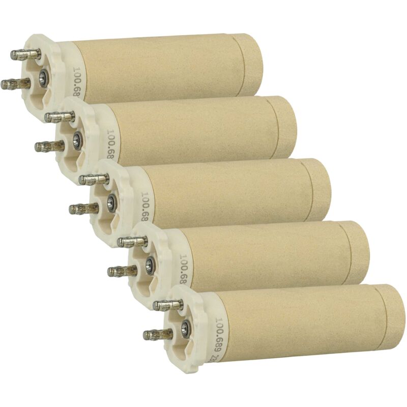 foto del prodotto vhbw 5x elemento riscaldante compatibile con leister triac s pistola di saldatura a aria calda nucleo in ceramica, 3,1 x 10,2 cm