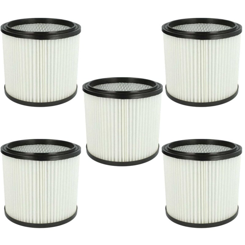 foto del prodotto vhbw 5x filtro a pieghe piatte sostituisce klarstein 10007544, 6.904 042.0 per aspirapolvere cartuccia filtrante