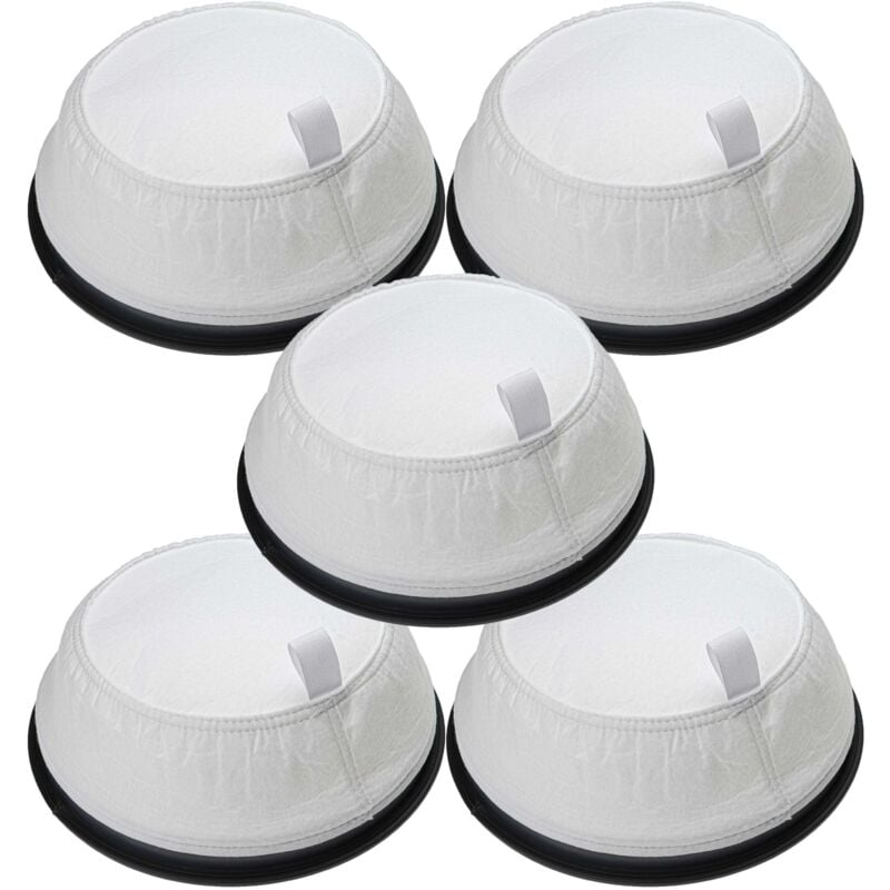 foto del prodotto vhbw 5x filtro a sacco compatibile con nilfisk vp300 eco eu, vp300 hepa eu1 aspiratore per secco, aspirapolvere filtro di ricambio nero bianco